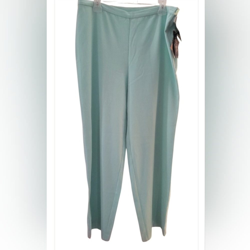 🛍 2/$25 Bob Mackie Women's Soft Aqua Pants